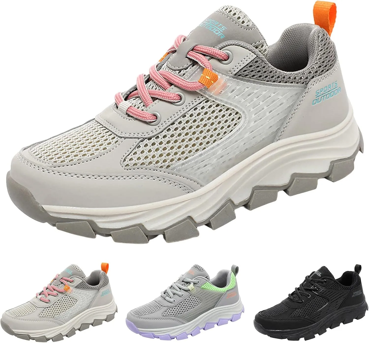 Women Sneakers Fashionable and Simple Solid Color New Summer Non Slip Mesh Breathable and Women Lightweight Shoe
