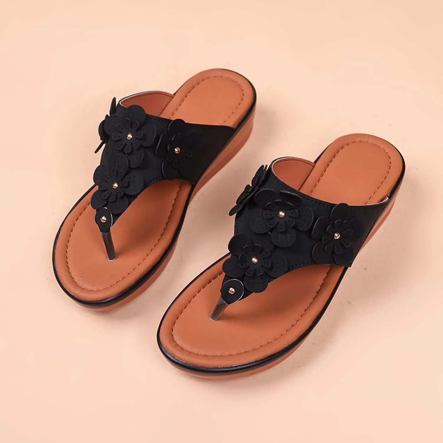 Women's Arch Support Sandals Woman Sandals Summer Diabetic Sandals for Men Wide Width Womens Hiking Shoes Orthopedic Slip Resistant Walking Shoes for Women Cute Black Sandals for Women