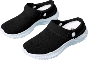Women's Backless Slip on Mesh Sneakers Shoes Womens Running Shoes Comfortable Men Casual Dress Shoes Platform Sneakers Waterproof Tennis Shoe Cross Trainer Shoe