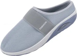 Womens Breathable Mesh Walking Mules Sneakers Tennis Shoes Womens Wide Width Men's Casual Dress Shoes Wedge Sneakers Steel Toe Tennis Shoe Trainers Shoe