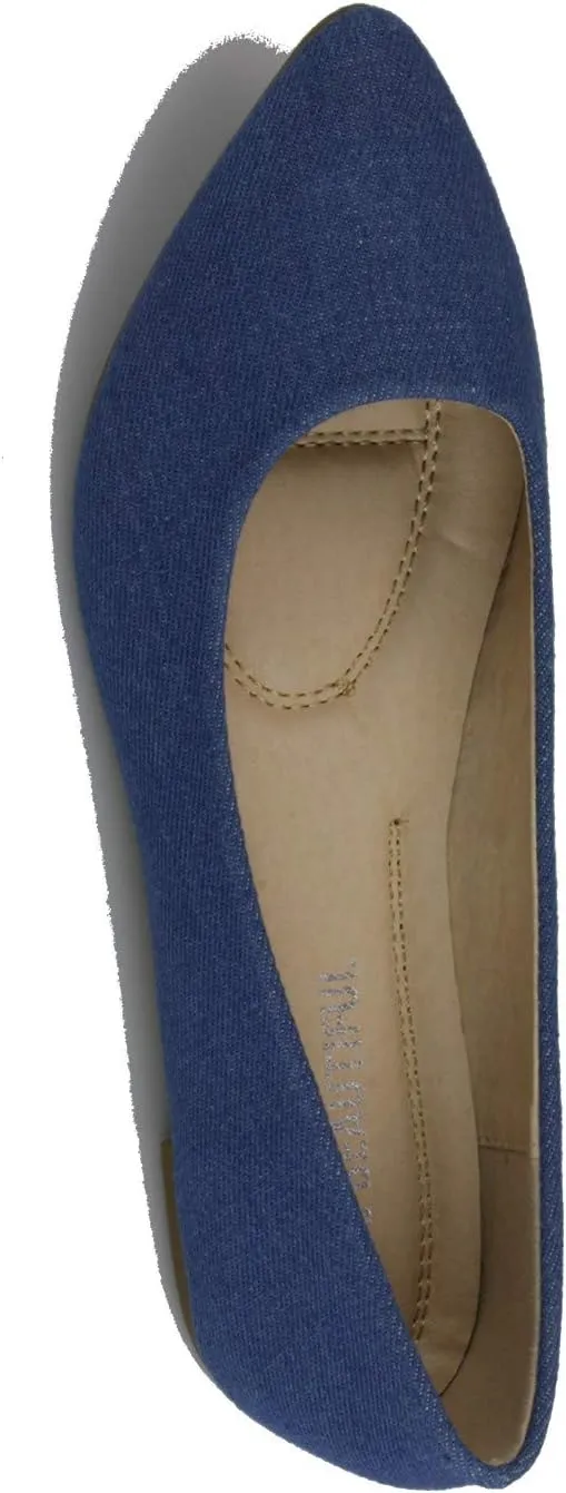 Women's Casual Ballet Flats Pointed Toe Comfort Classic Slip Ons Shoes