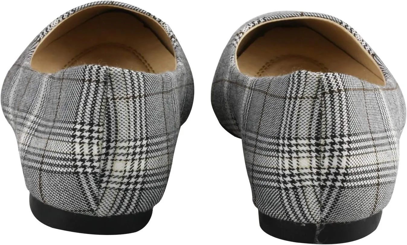 Women's Casual Ballet Flats Pointed Toe Comfort Classic Slip Ons Shoes