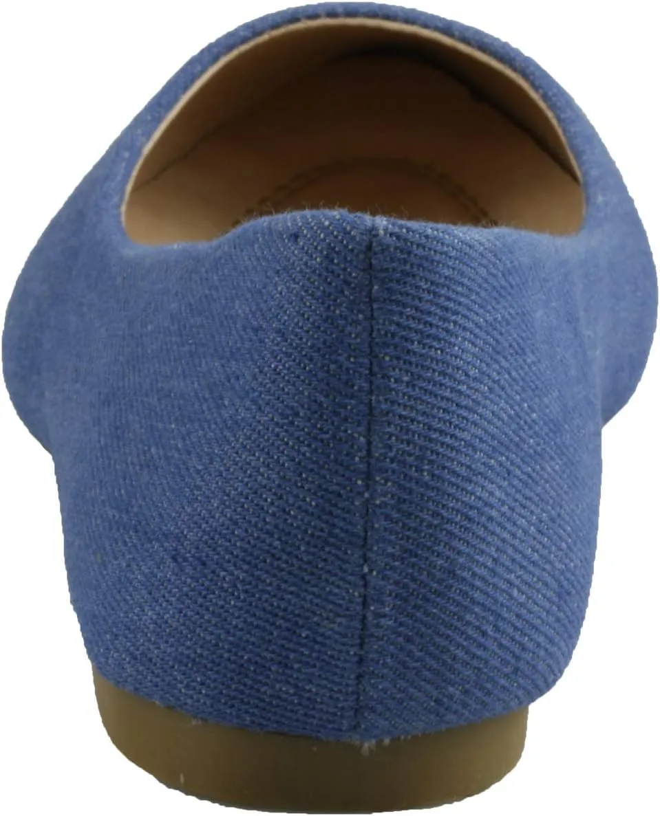 Women's Casual Ballet Flats Pointed Toe Comfort Classic Slip Ons Shoes