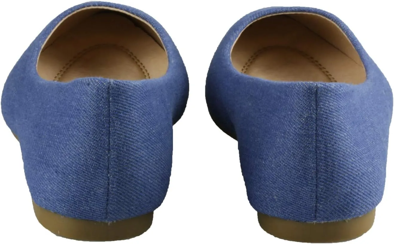 Women's Casual Ballet Flats Pointed Toe Comfort Classic Slip Ons Shoes
