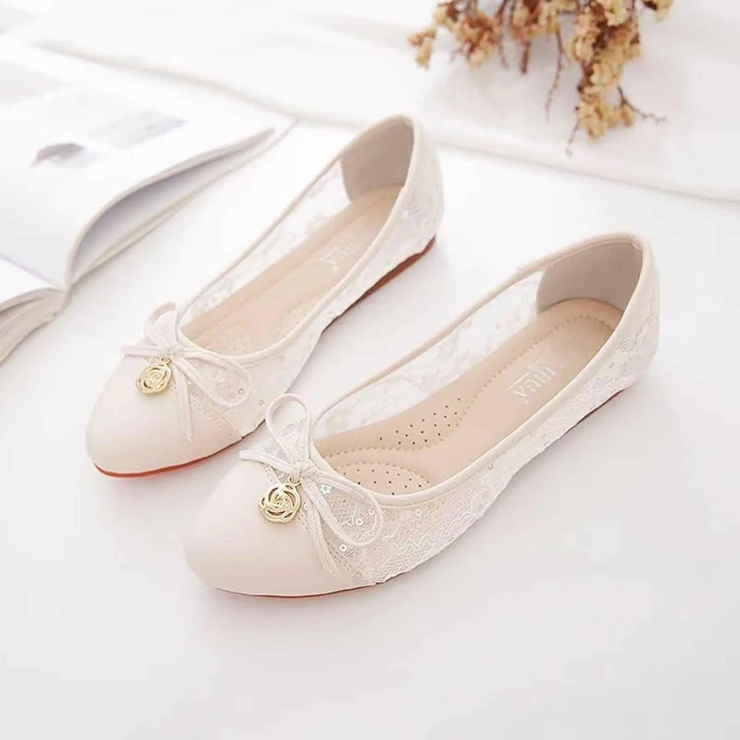 Women's Casual Slip On Loafers Breathable Comfortable Flat Shoes for Walking Outdoor Leisure Spring Summer Fall