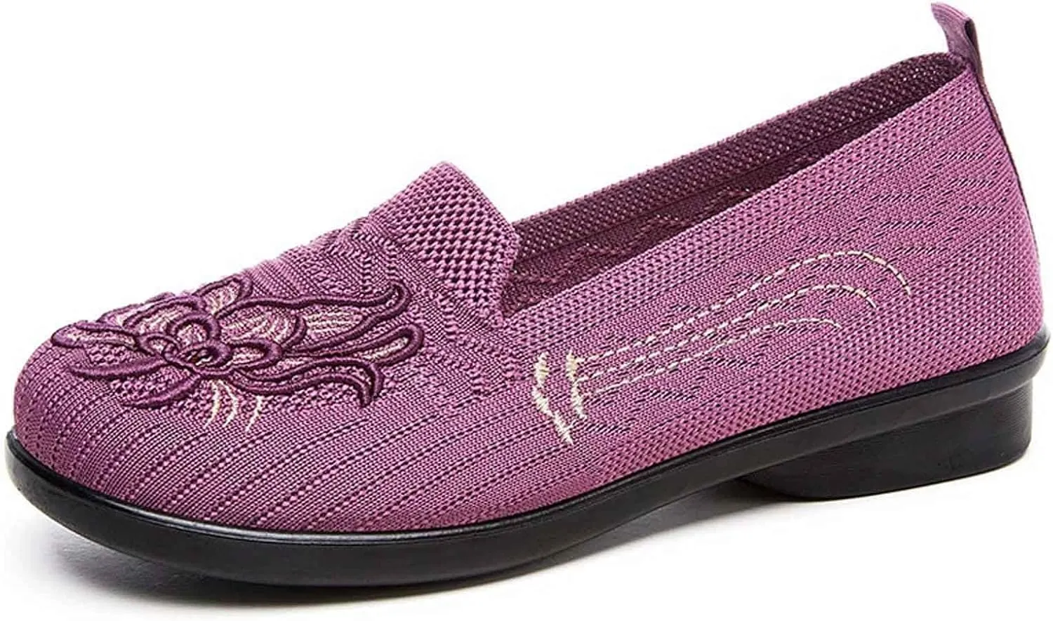 Women's Casual Slip On Shoes Breathable Low Heel Comfortable Walking Daily Spring Summer Fall Women Wedges Low Heel