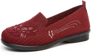 Women's Casual Slip On Shoes Breathable Low Heel Comfortable Walking Daily Spring Summer Fall Women Wedges Low Heel