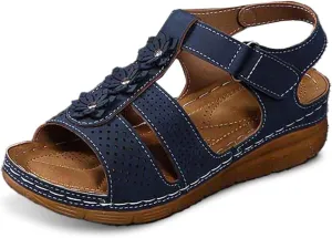 Women's Comfortable Wedge Sandals Breathable Slip On Platform Sandals for Summer Spring Fall Casual Walking Outdoor