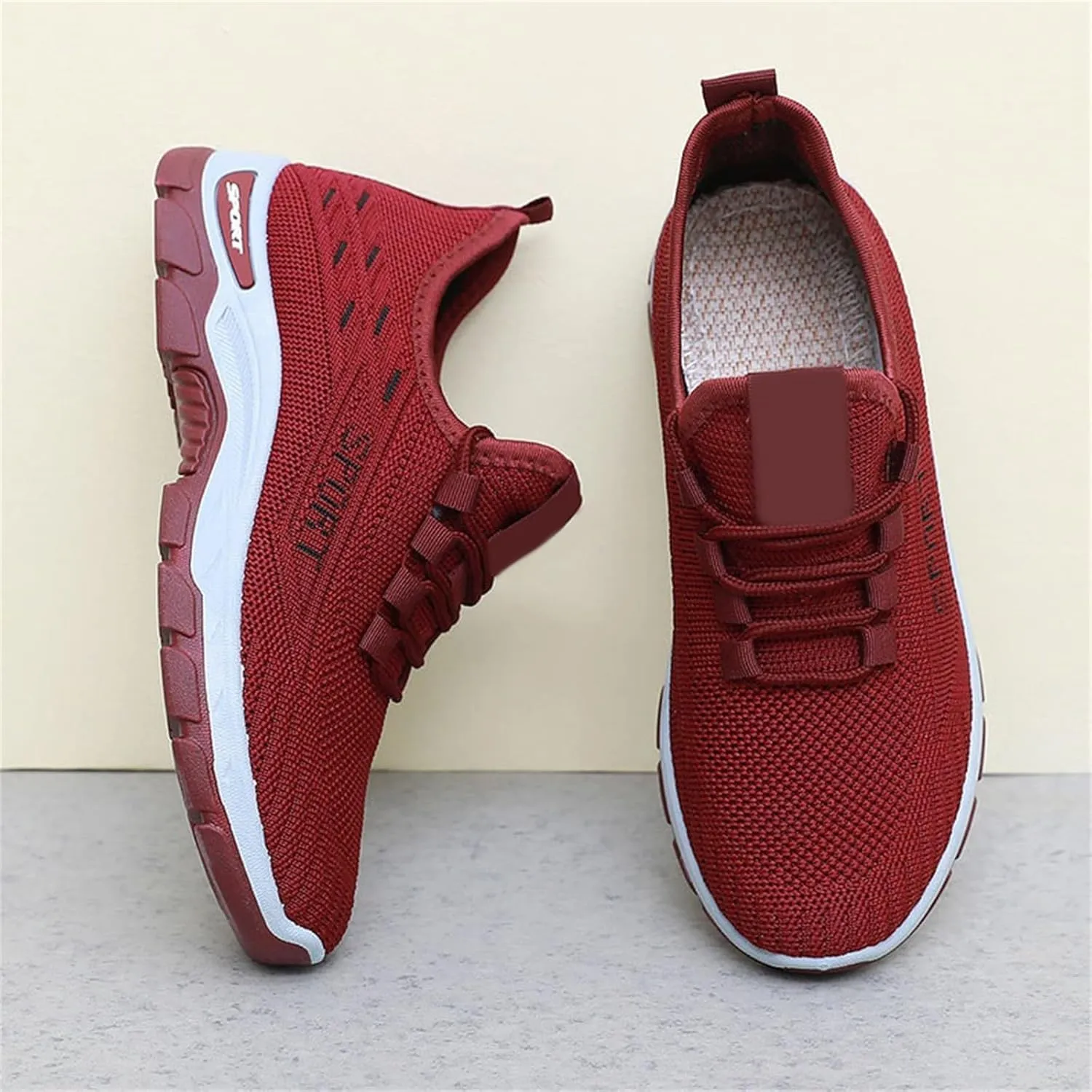 Womens Comfortwear Ortho Shoes Gym Tennis Athletic Mesh Sneakers Lightweigh Arch Support Breathable Sports Walking Shoes