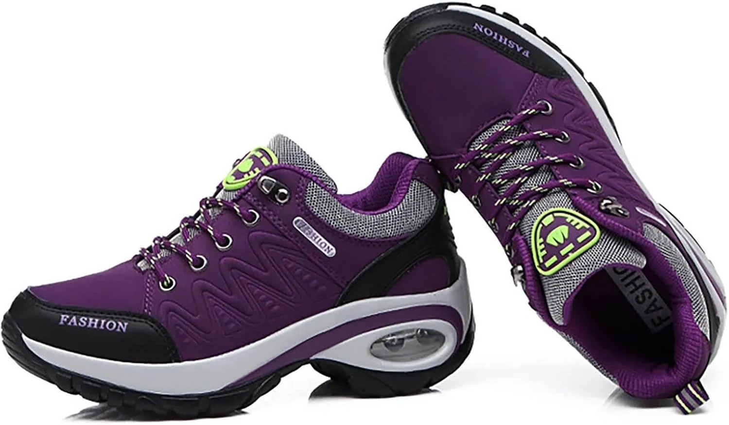 Womens Hiking Boots Orthopedic Wedge Arch Support Zipper Loafers Cloud Breathable Fahion Running Walking Causal Shoes