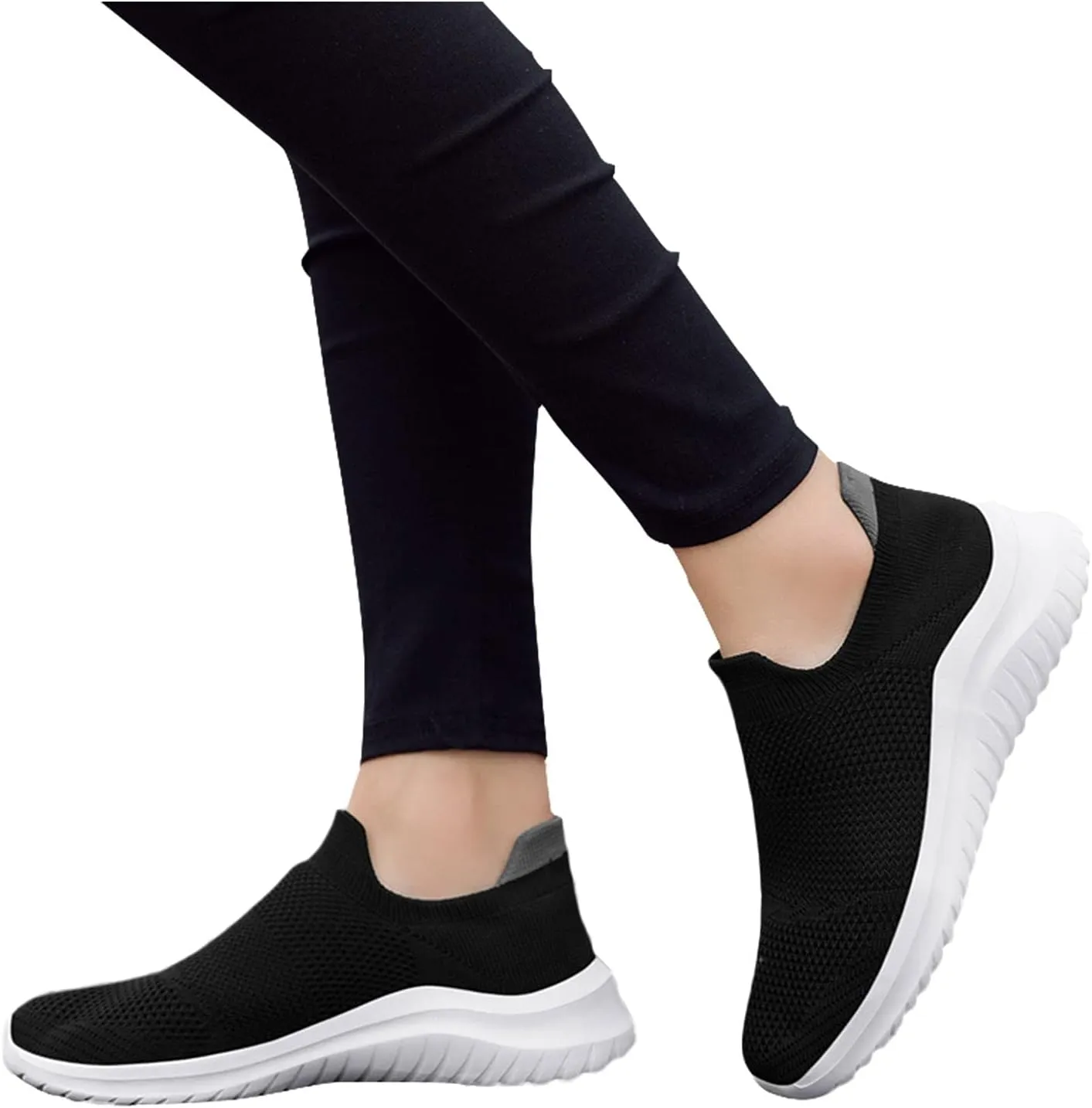 Women's Lightweight Slip On Walking Running Shoes Slip On Shoes Women Sports Casual Shoes for Fall Women's Fashion Sneakers Platform Tennis Shoe Trainers Shoe