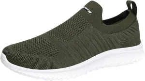 Women's Lightweight Slip On Walking Running Shoes Womens Tennis Shoes Mesh Casual Black Shoes Platform Sneakers Black Tennis Shoe Loafers Shoe