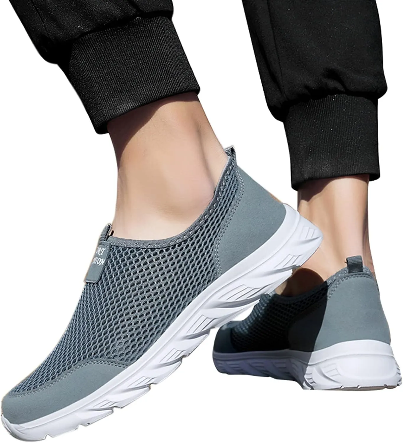 Women's Loafer Flat Slip On Sneakers Women Wide Width Mens Casual Shoes Women's Wide Loafers Loafers for Women Wide Platform Sneakers for Women Black