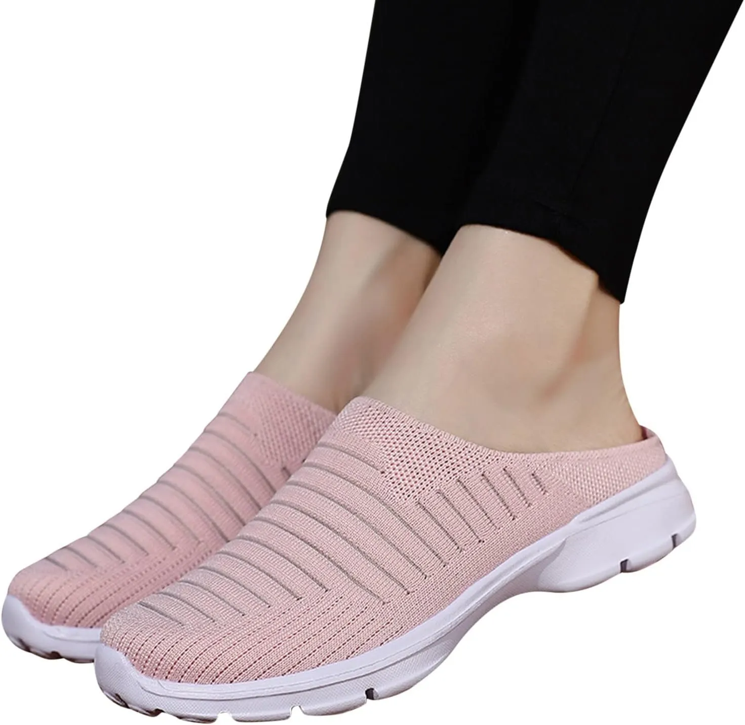Women's Loafer Flat Walking Sneakers for Women Wide Width Womens Slip On Shoes Round Toe Flats Comfortable Mens Loafers Platform Sneakers for Women
