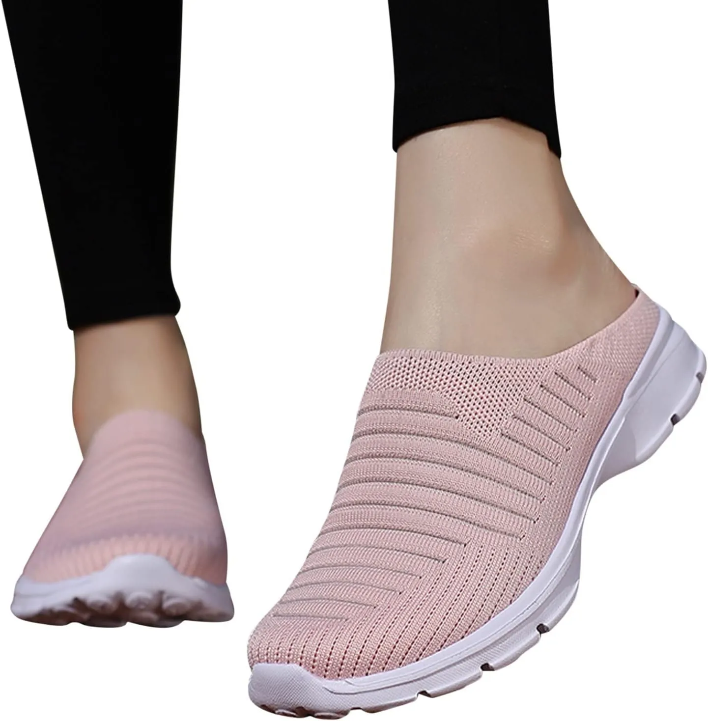 Women's Loafer Flat Walking Sneakers for Women Wide Width Womens Slip On Shoes Round Toe Flats Comfortable Mens Loafers Platform Sneakers for Women