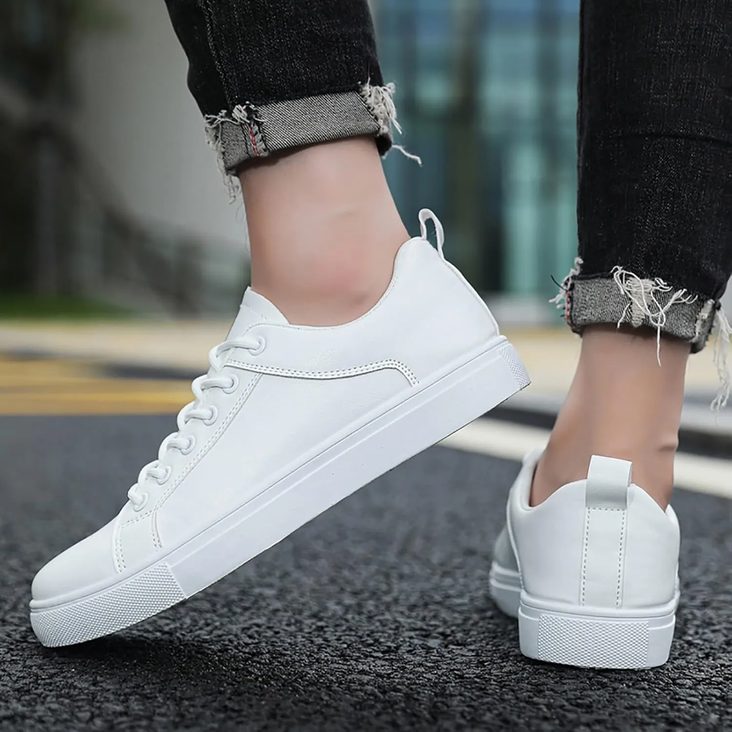 Women's L𝐨w Heel Casual Shoes Soft Sole Slip On Loafers Breathable Wide Width Orthopedic Sneakers Comfortable Lightweight Work Shoes