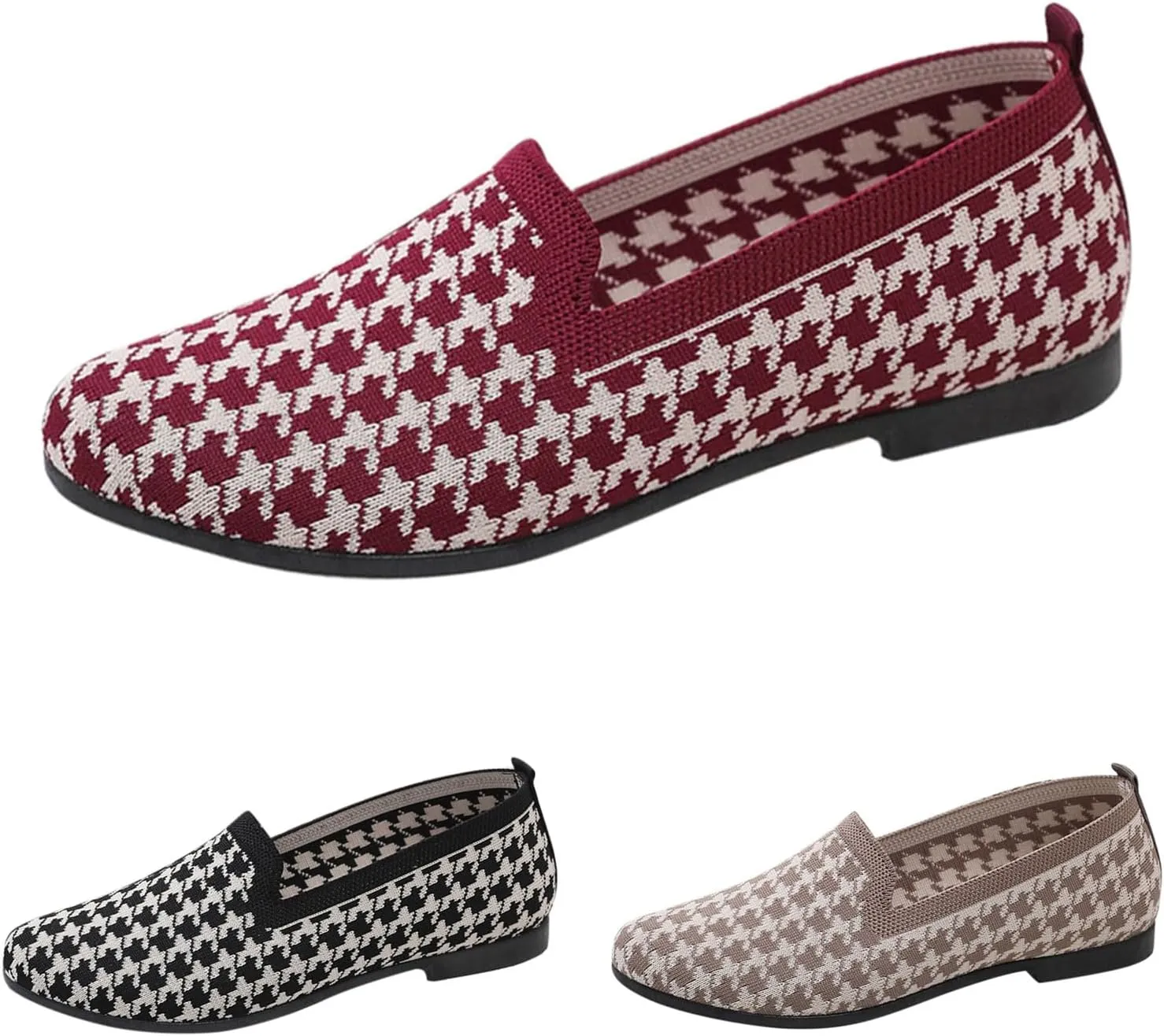 Women's L𝐨w Heel Casual Shoes Wide Width Walking Shoes Comfortable Anti Slip Breathable Soft Sole Lightweight Canvas Sneaker