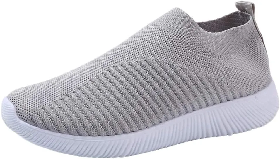 Womens Non Slip Work Shoes Slip On Water Resistant Walking Shoes Women Wide Width Men's Casual Dress Shoes Fashion Sneakers Brown Tennis Shoe Loafers Casual Slip On