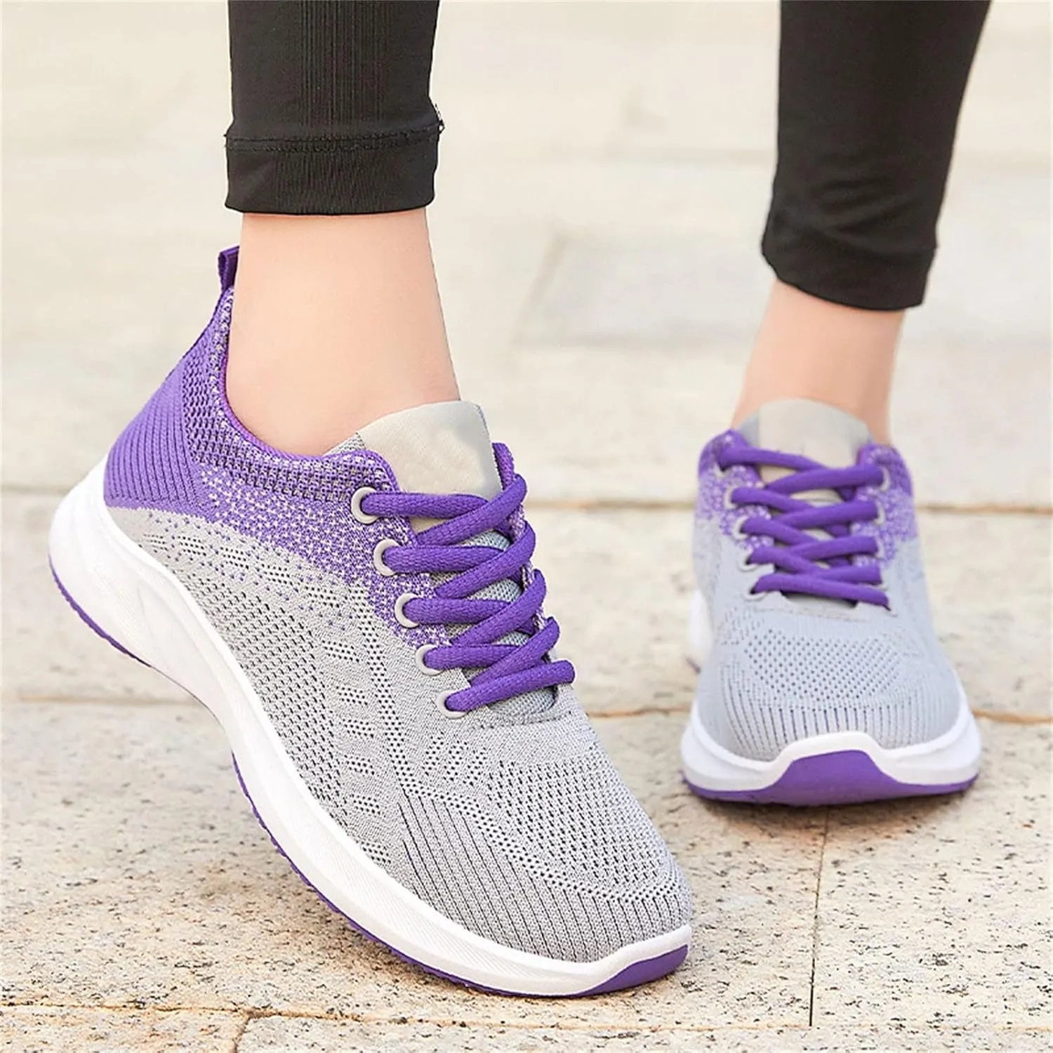 Women's Orthopedic Shoes Comfortable Platform Wide Width Toe Box Sneakers Arch Support Walking Running Shoes
