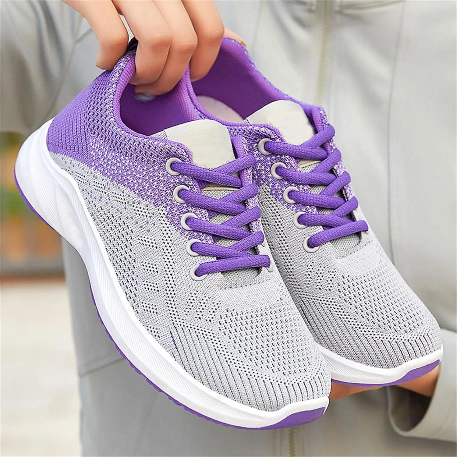 Women's Orthopedic Shoes Comfortable Platform Wide Width Toe Box Sneakers Arch Support Walking Running Shoes