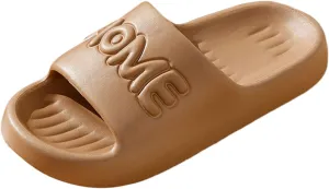 Women's Pillow Slippers Indoor Slides Bathroom Sandals Quick Drying Shower Slippers Shower Shoes for Women