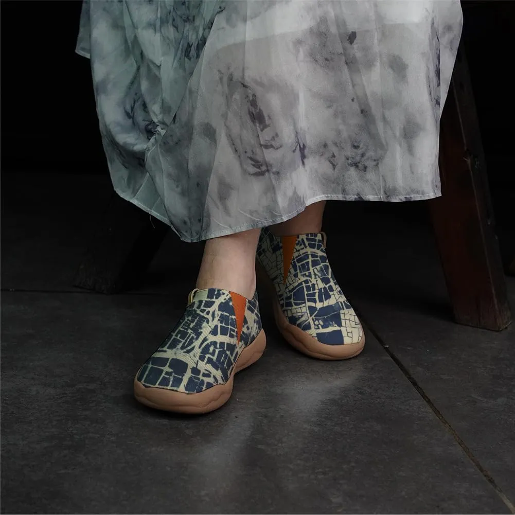 Women's Retro Art Shoes Slip-Ons Loafers Lightweight Comfortable Casual Travel Footwear