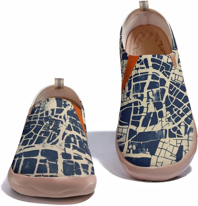 Women's Retro Art Shoes Slip-Ons Loafers Lightweight Comfortable Casual Travel Footwear