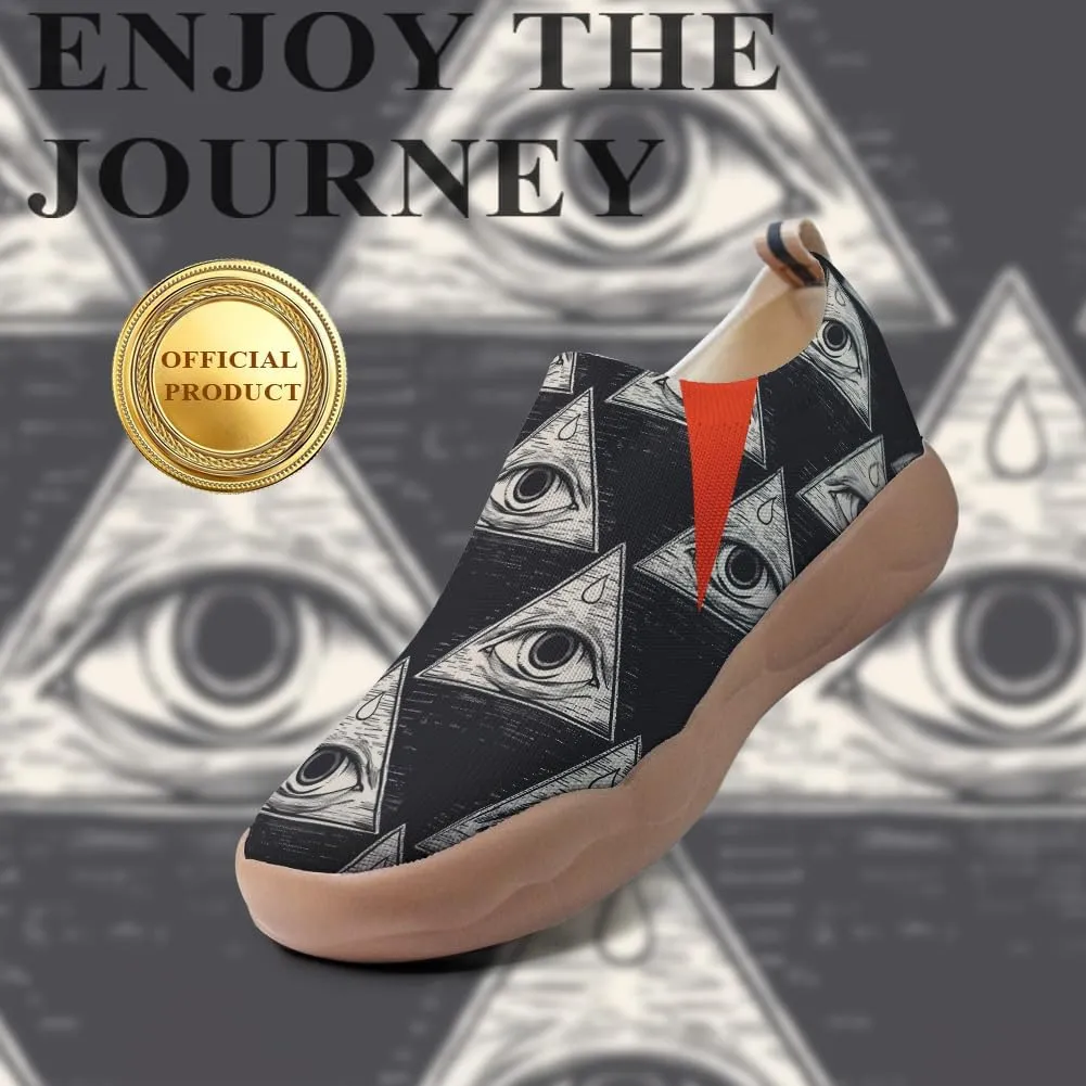 Women's Retro Art Shoes Slip-Ons Loafers Lightweight Comfortable Casual Travel Footwear