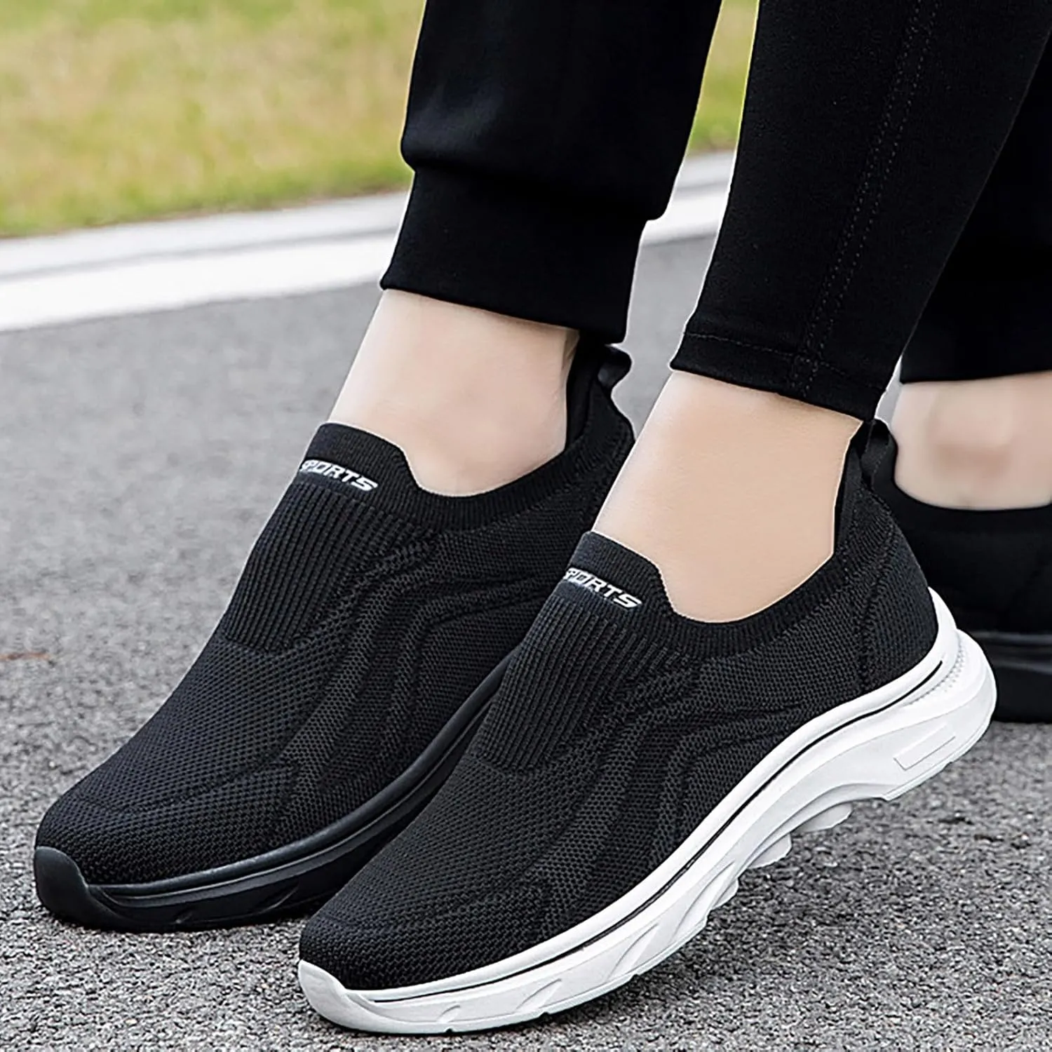 Womens Running Shoes Loafers Ladies Shoes Casual Women's Fashion Sneakers Sneakers Walking Memory Foam Athletic White Tennis Shoe Trainers Shoe