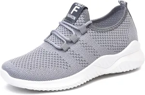 Women's Running Shoes Slip On Light Breathable Non Slip Mesh Sneakers Workout Non Slip Athletic Sports Shoes