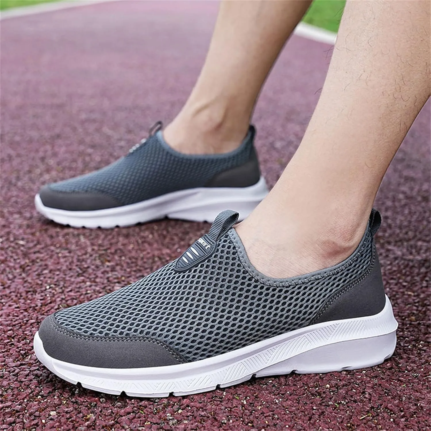 Womens Running Shoes Slip-on Walking Sneakers Running Shoes for Women Jogging Ladies Casual Shoes Brown Sneakers Black Tennis Shoe Loafers Casual Slip On