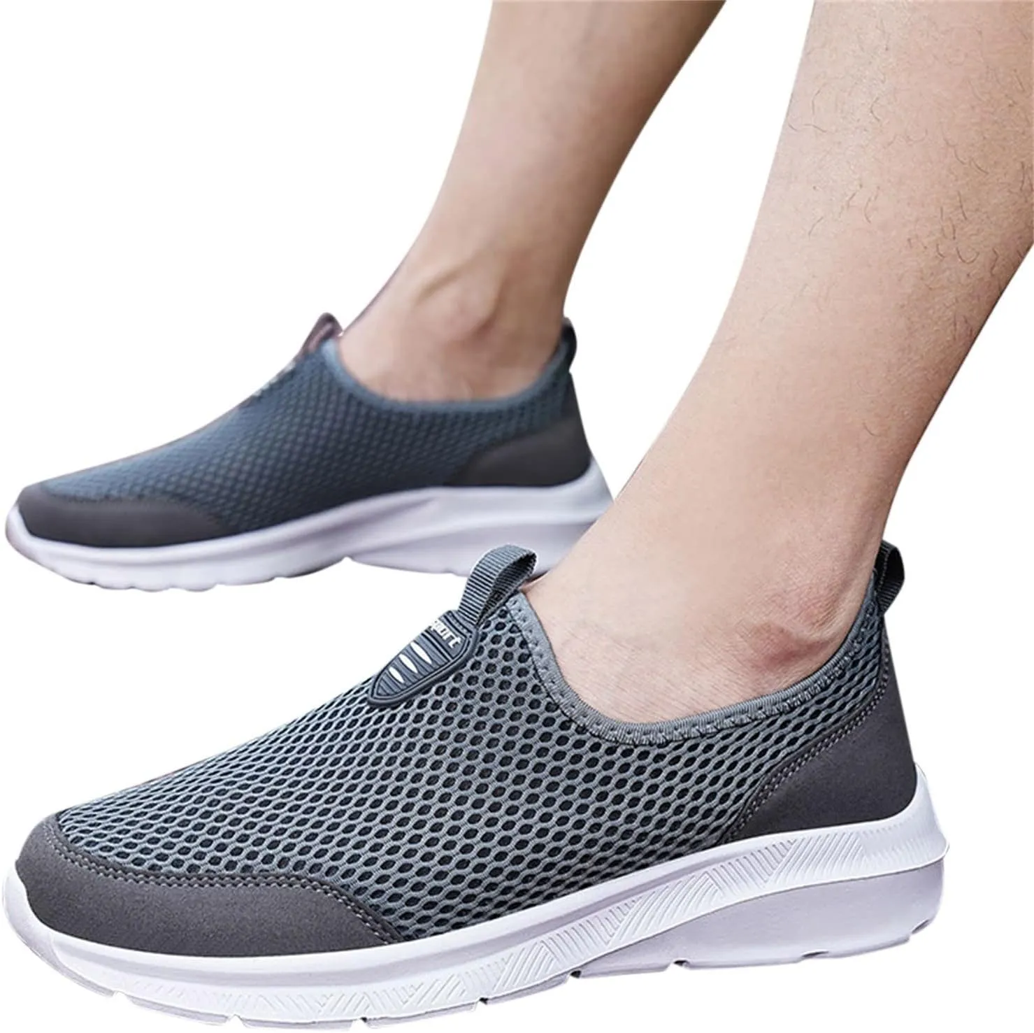 Womens Running Shoes Slip-on Walking Sneakers Running Shoes for Women Jogging Ladies Casual Shoes Brown Sneakers Black Tennis Shoe Loafers Casual Slip On
