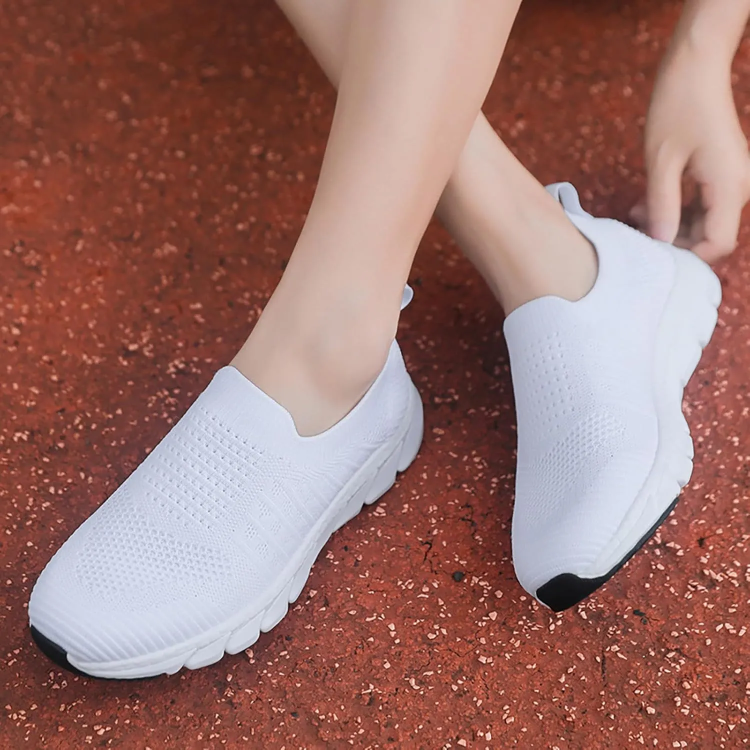 Womens Running Shoes Slip-on Walking Sneakers Womens Running Shoes Wide Width Shoes Dressy Casual Walking Sneakers Tennis Shoe Loafers Casual Slip On