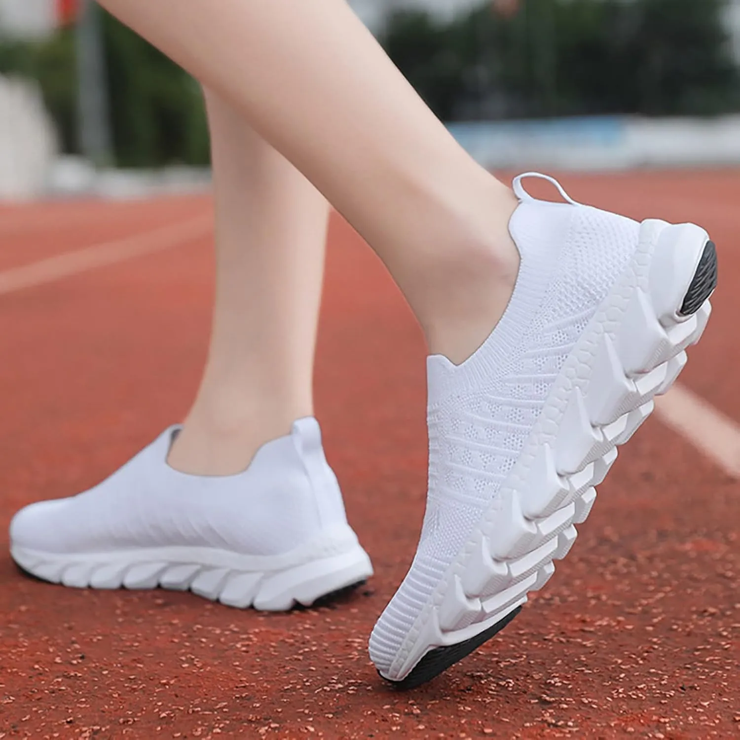 Womens Running Shoes Slip-on Walking Sneakers Womens Running Shoes Wide Width Shoes Dressy Casual Walking Sneakers Tennis Shoe Loafers Casual Slip On
