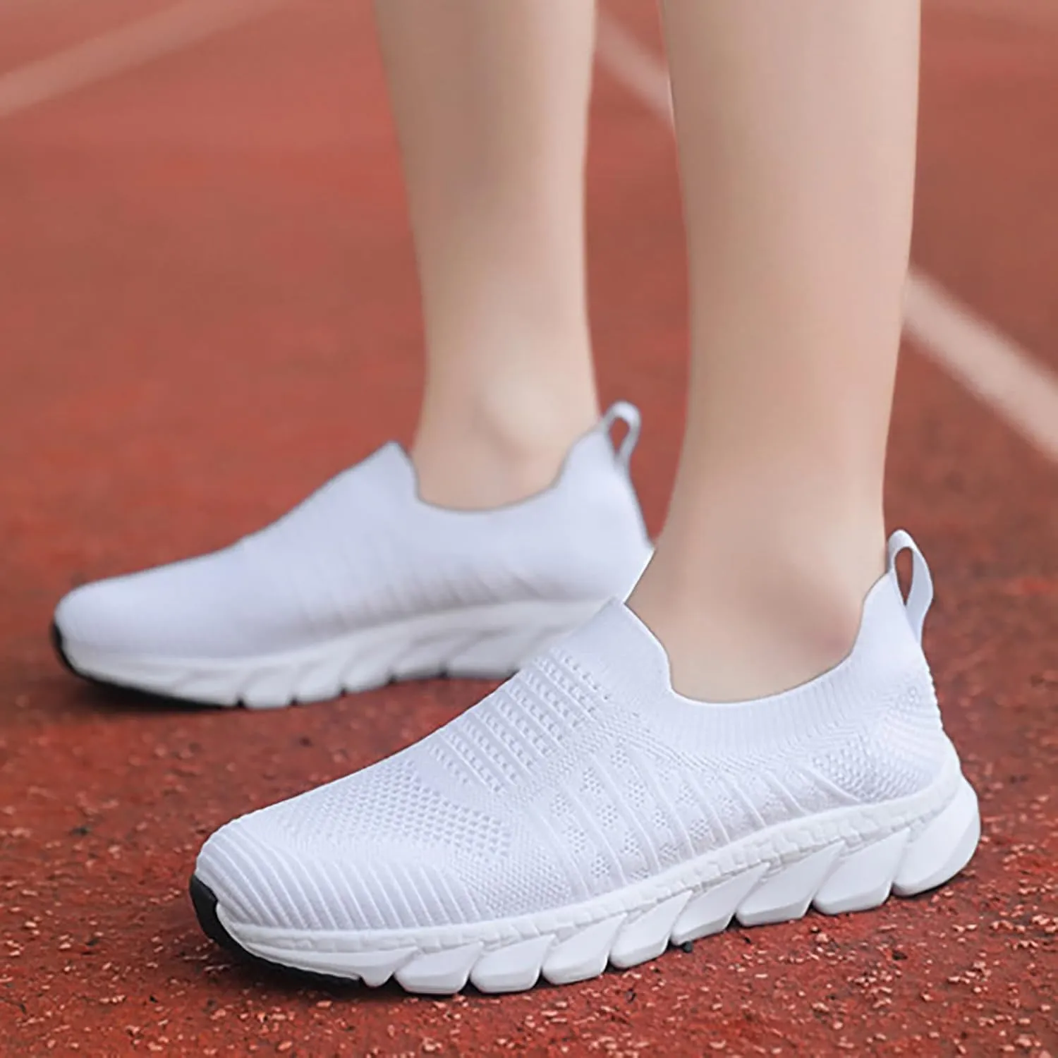 Womens Running Shoes Slip-on Walking Sneakers Womens Running Shoes Wide Width Shoes Dressy Casual Walking Sneakers Tennis Shoe Loafers Casual Slip On