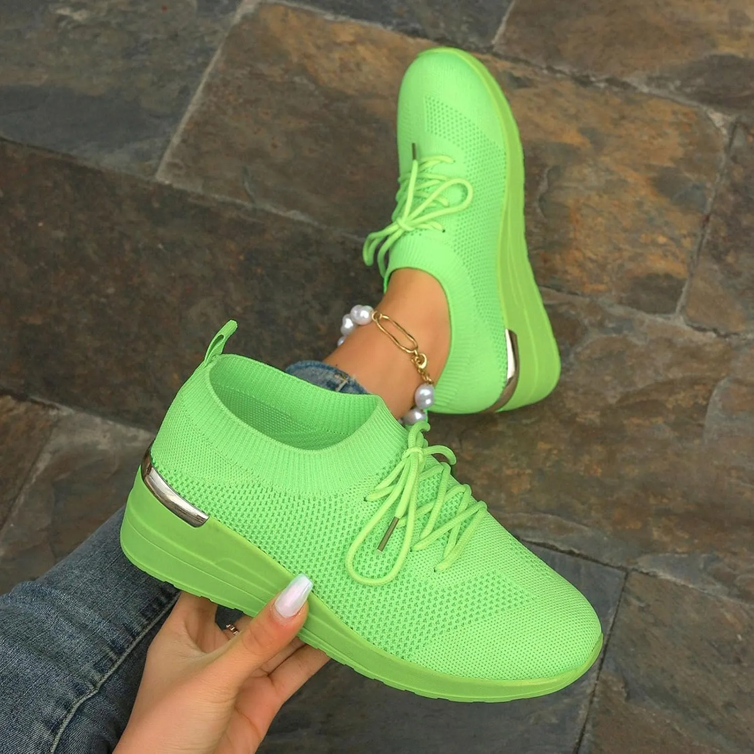 Womens Running Walking Shoes Leisure Summer Sport Shoes Running Gym Workout Sneakers Casual Summer Shoes for Women