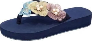 Women's Sandals Ladies Shoes Fashion Thick Sole Flip Flops Casual Outdoor Beach Flip Flops Fold up Flip Flops