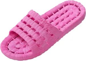 Womens Slides with Drainage Hole Water Shoe Non Slip Slides Sandals Women's Summer Beach Slides Sandals