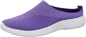Women's Slip-On Orthopedic Arch Support Backless Non Slip Work Shoes Women Comfortable Men Shoes Casual Men Shoes Sneakers Brown Tennis Shoe Cross Trainer Shoe