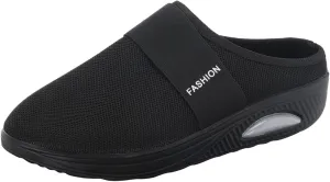 Women's Slip-On Orthopedic Arch Support Backless Tennis Shoes Men Lether Casual Tennis Shoes Casual Sneakers Steel Toe Tennis Shoe White Loafers