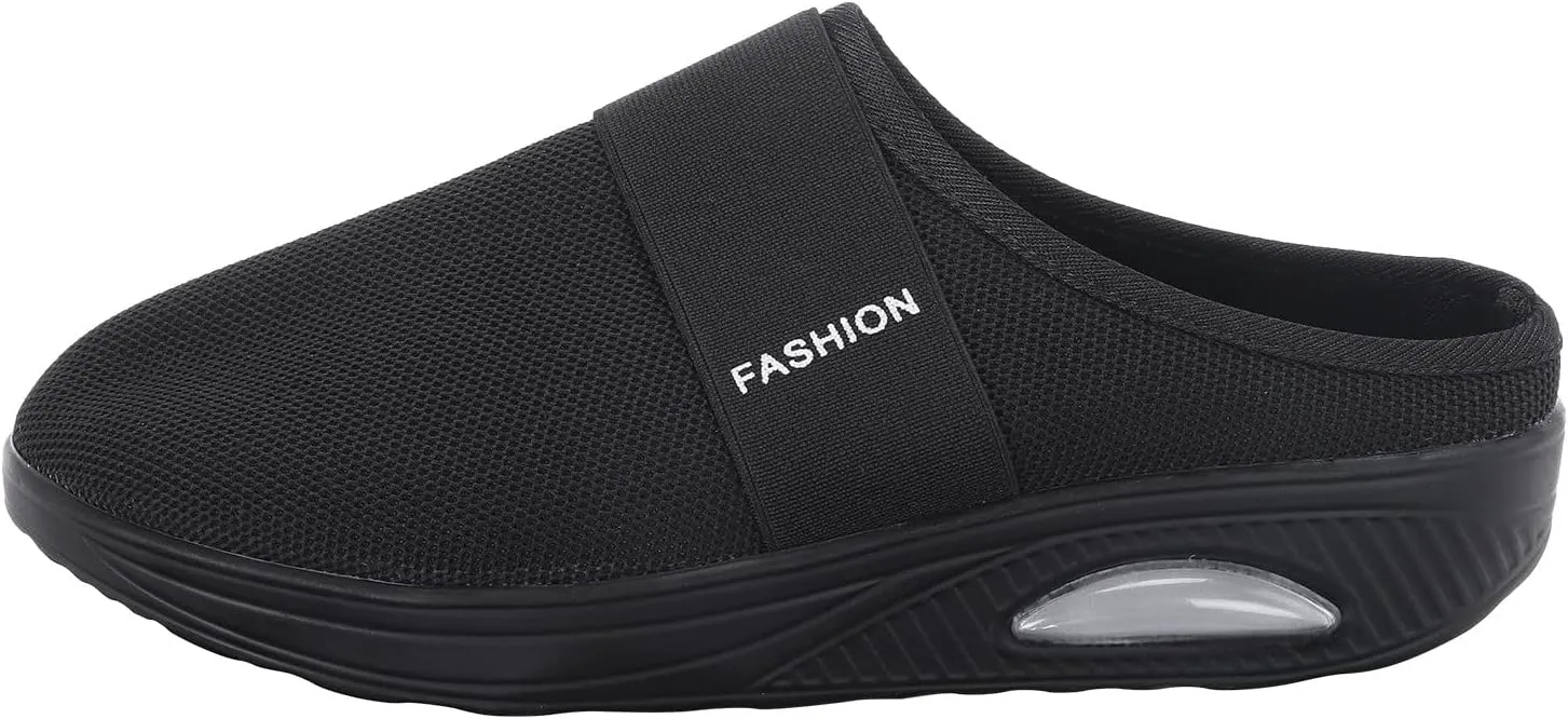 Women's Slip-On Orthopedic Arch Support Backless Tennis Shoes Men Lether Casual Tennis Shoes Casual Sneakers Steel Toe Tennis Shoe White Loafers