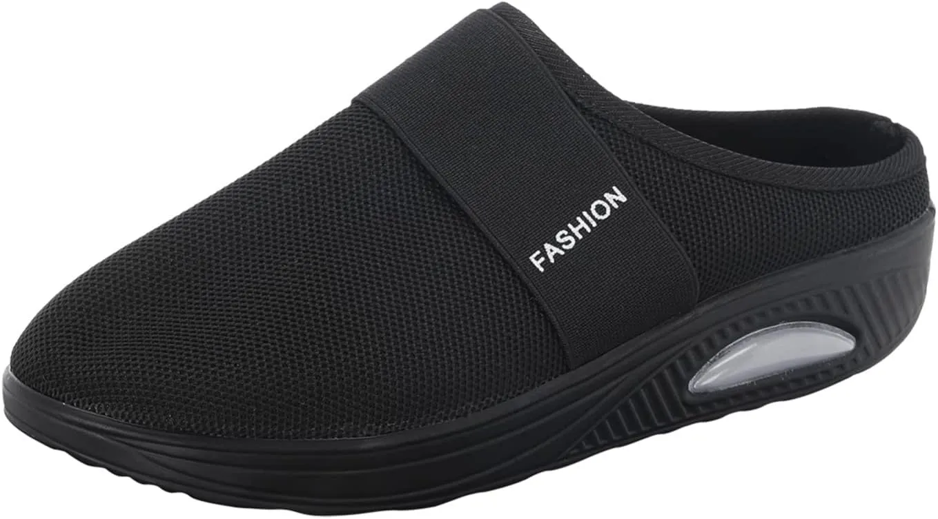 Women's Slip-On Orthopedic Arch Support Backless Tennis Shoes Men Lether Casual Tennis Shoes Casual Sneakers Steel Toe Tennis Shoe White Loafers