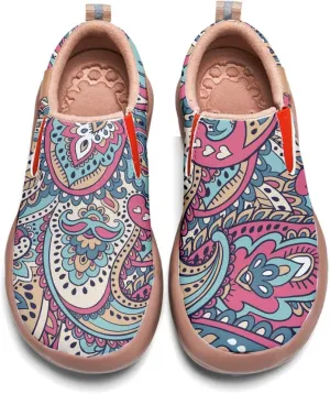 Women's Slip-Ons Floral Painted Loafers Comfortable Walking Travel Shoes