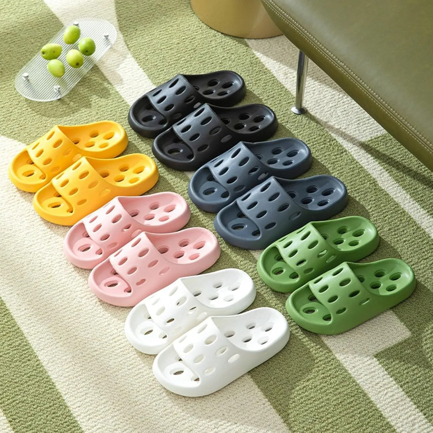 Womens Slippers Slipper for Men and Women Summer Indoor Plus Size Slides Bathroom Sandals Light Slippers for Women Fun