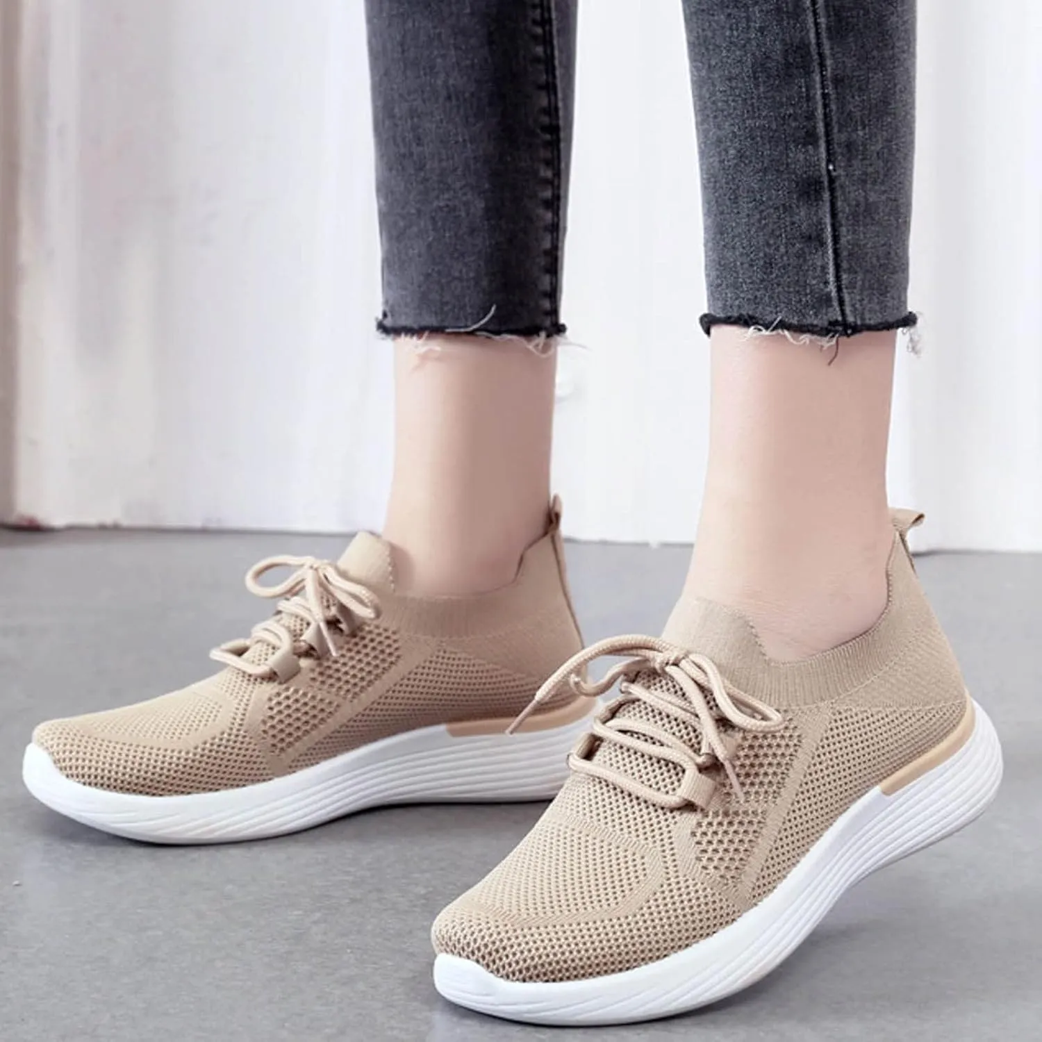 Womens Trail Running Shoes 7.5 Wide Womens Running Shoes Size 9.5 White Womens Non Slip Winter Shoes Womens Shoes 7.5 Wide Width Sneakers All Black Tennis Shoes for Women Slip On
