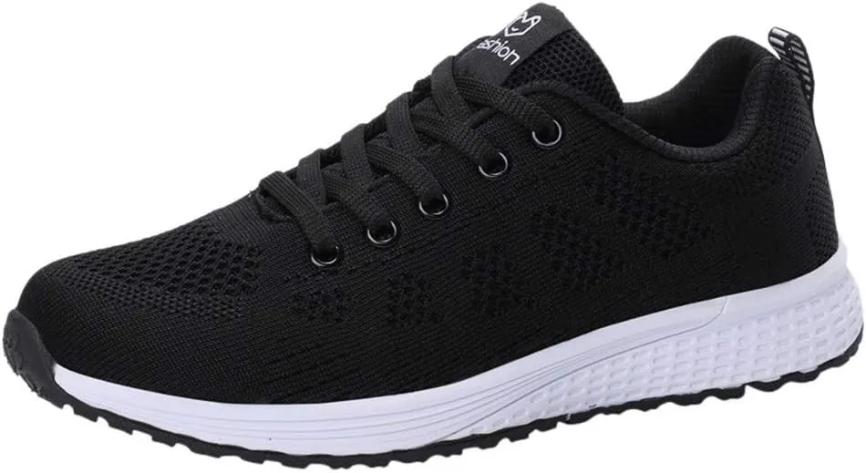 Womens White Tennis Shoes Women's Sneakers in White in Wide Width Office Shoes for Women Comfortable & Lightweight Loafers for Women Platform Sneakers for Women Slip On