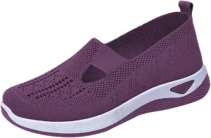 Women's Woven Orthopedic Breathable Soft Shoes Tennis Shoes Men Winter Casual Dress Shoes Women's Fashion Sneakers Brown Tennis Shoe Trainers Shoe