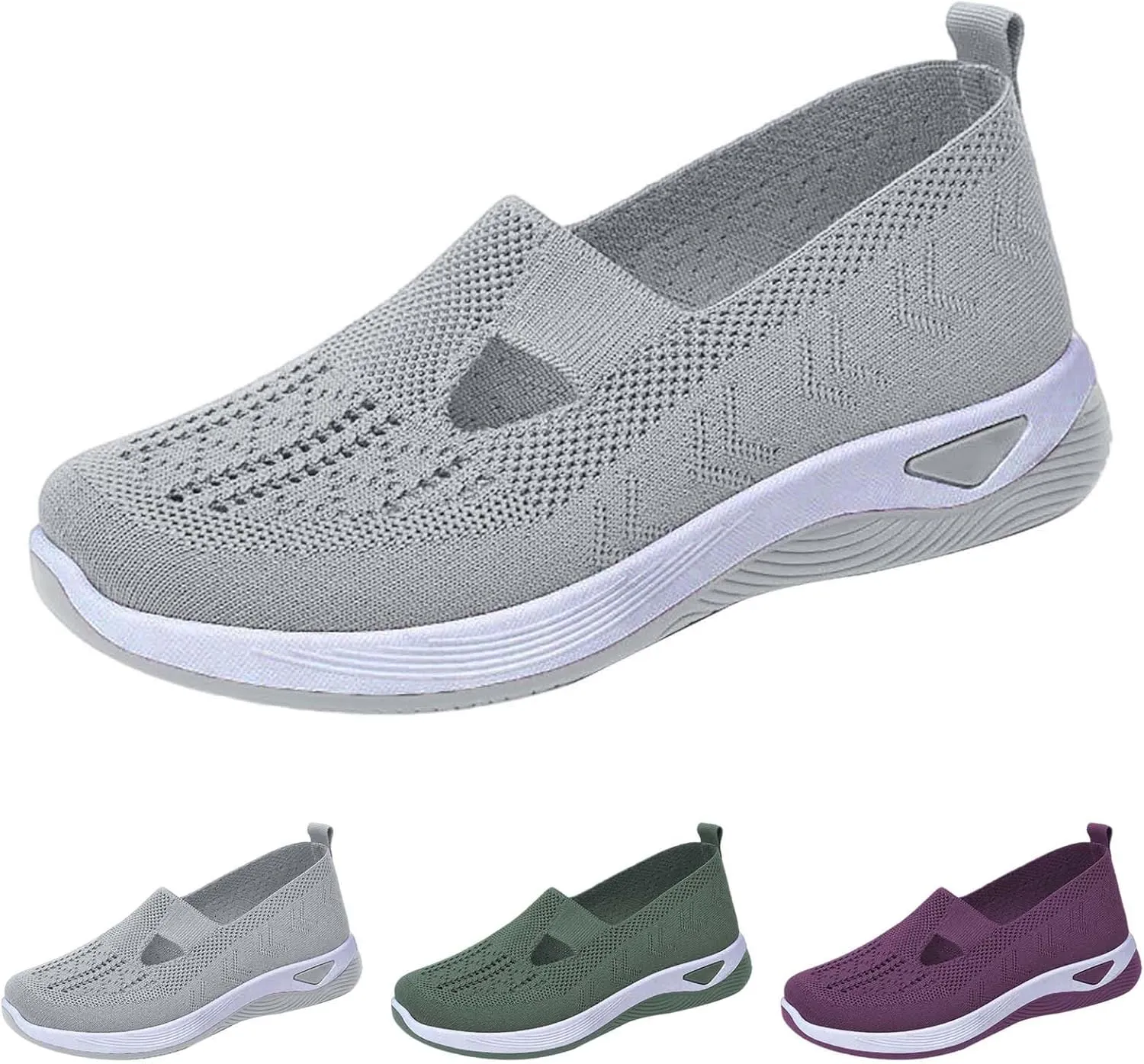 Women's Woven Orthopedic Breathable Soft Shoes Tennis Shoes Womens Boots Women Shoes Casual High Top Sneakers Waterproof Tennis Shoe Loafers Casual Slip On