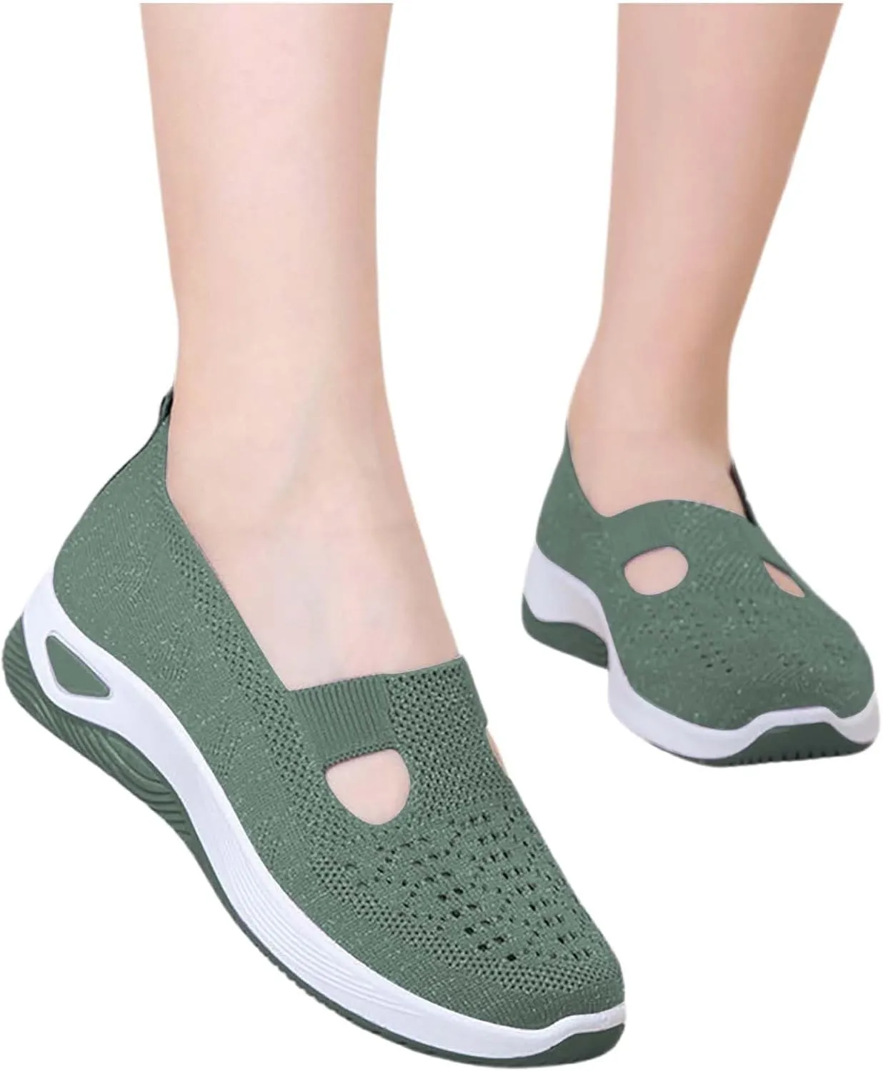 Women's Woven Orthopedic Breathable Soft Sole Slip On Shoes Women Winter Men's Casual Shoes Casual Sneakers Tennis Shoe Loafers Casual Slip On
