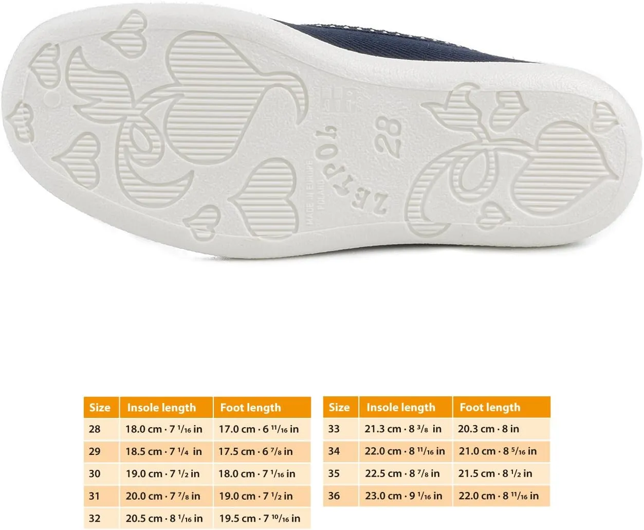 Zyta 5893 Navy Blue Little Girls' Natural Canvas Ballet Flat